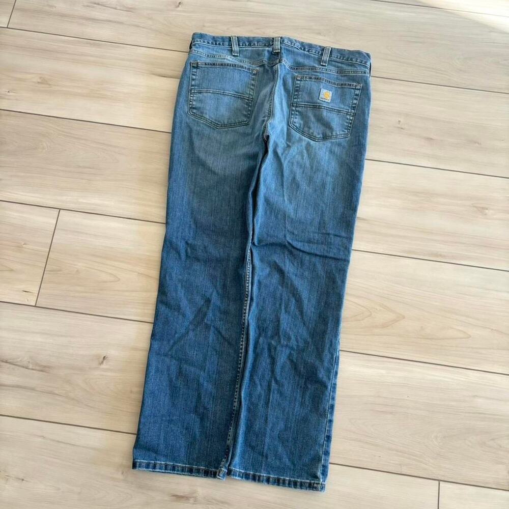 Carhartt faded baggy denim straight
